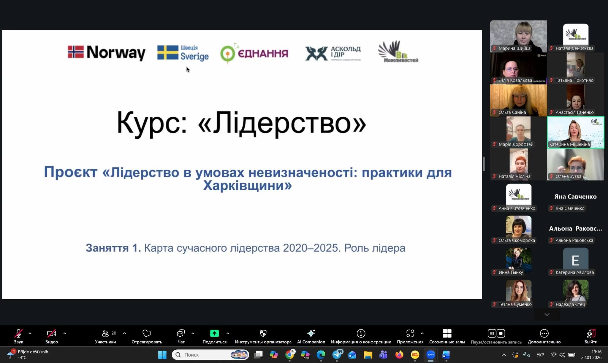 КУРС "ОСНОВИ СУЧАСОГО ЛІДЕРСТВА" СТАРТУВАВ