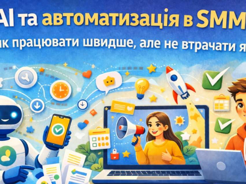 AI та автоматизація в SMM: як працювати швидше, але не втрачати якість