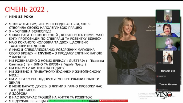 Онлайн-круглий стіл "Шлях до успішного підприємництва" з Ніною Лебедєвою