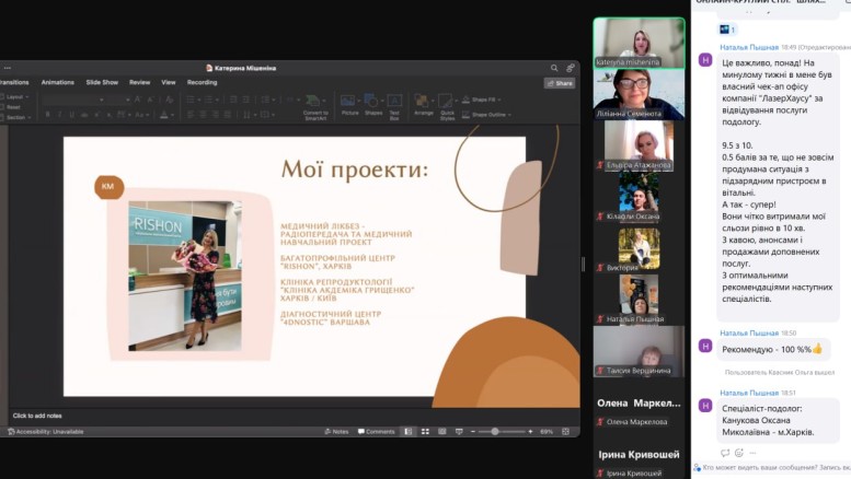 ОНЛАЙН-КРУГЛИЙ СТІЛ "ЯК РОЗПОЧАТИ СВІЙ ШЛЯХ У КОНСАЛТИНГУ ТА ДІЄВІ ПОРАДИ ДЛЯ БІЗНЕС СТАРТУ"