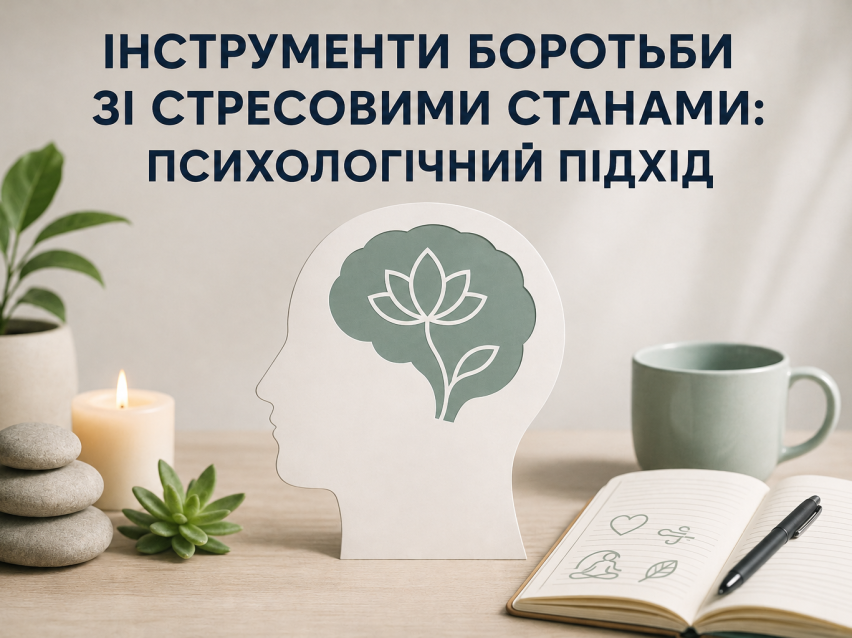 ІНСТРУМЕНТИ БОРОТЬБИ ЗІ СТРЕСОВИМИ СТАНАМИ: ПСИХОЛОГІЧНИЙ ПІДХІД